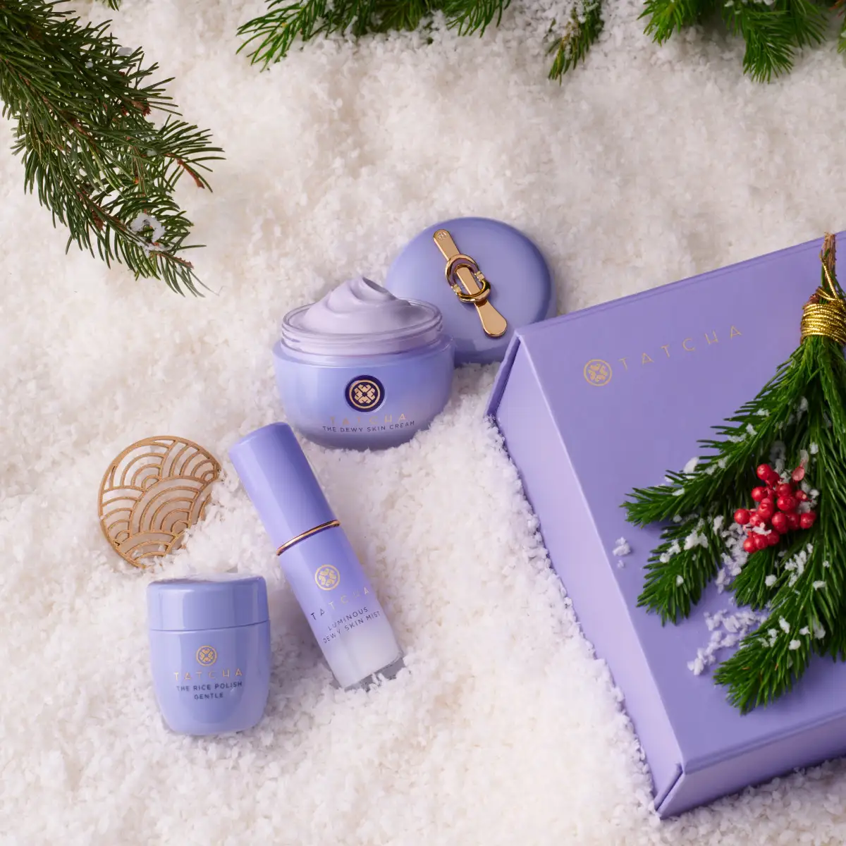 [限定] TATCHA Dewy Skin Trio 露水肌膚三重奏