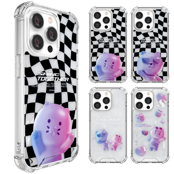 Kakao Friends - Clear Hard Case - 氣墊防撞透明手機保護硬殼 15 S24 S2