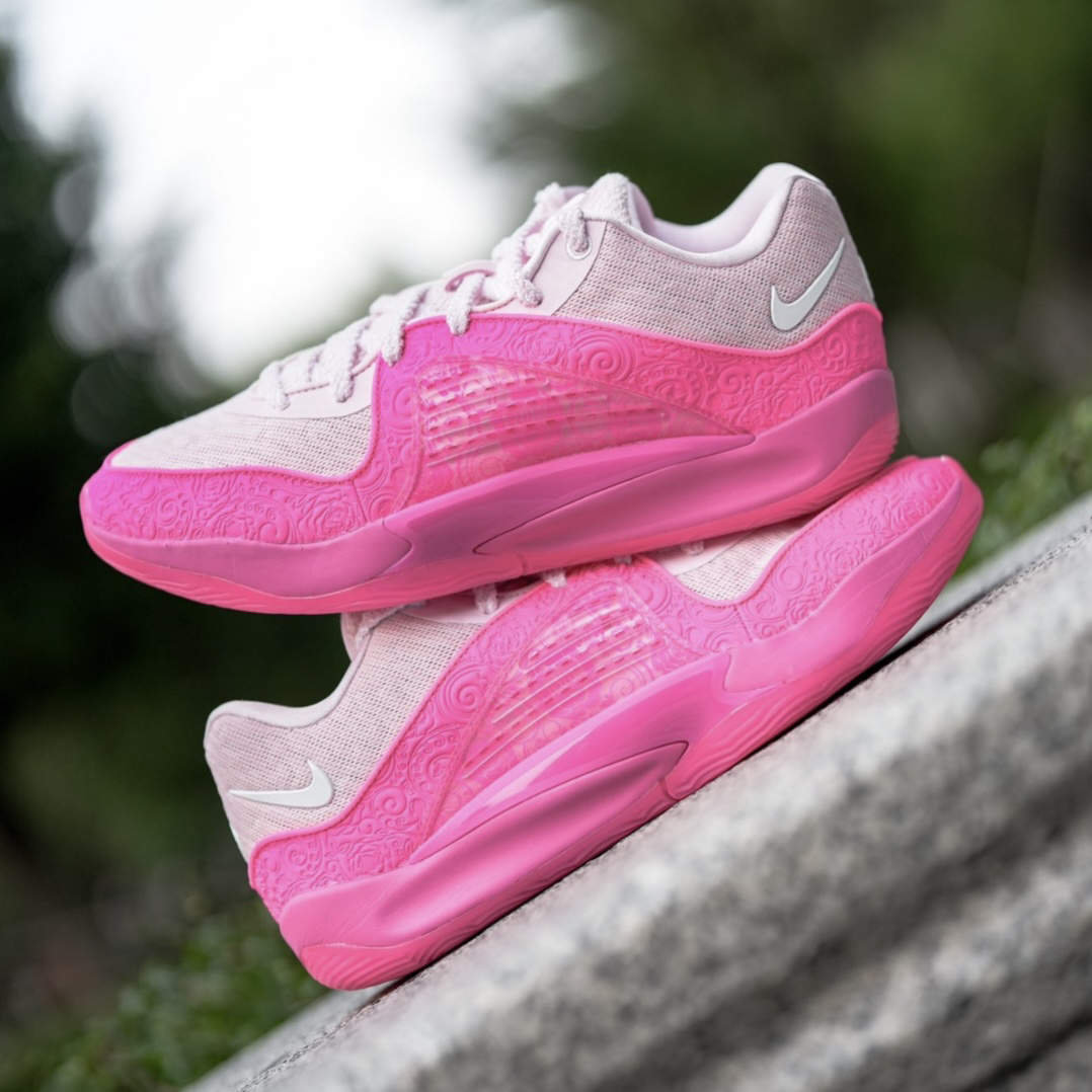Nike KD 16 Aunt Pearl 玫瑰粉紅乳癌 杜蘭特 反光 藍球鞋