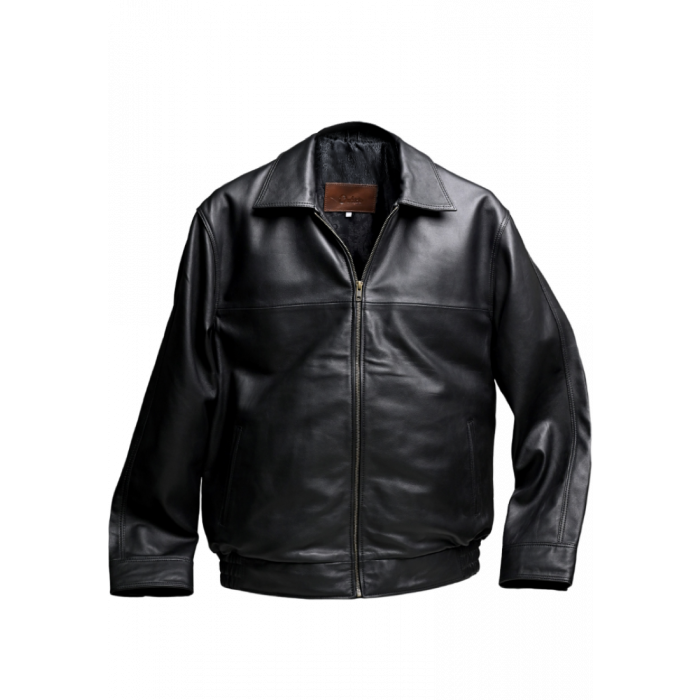 Real Leather Jacket Black Lamb skin Jacket Jacket for
