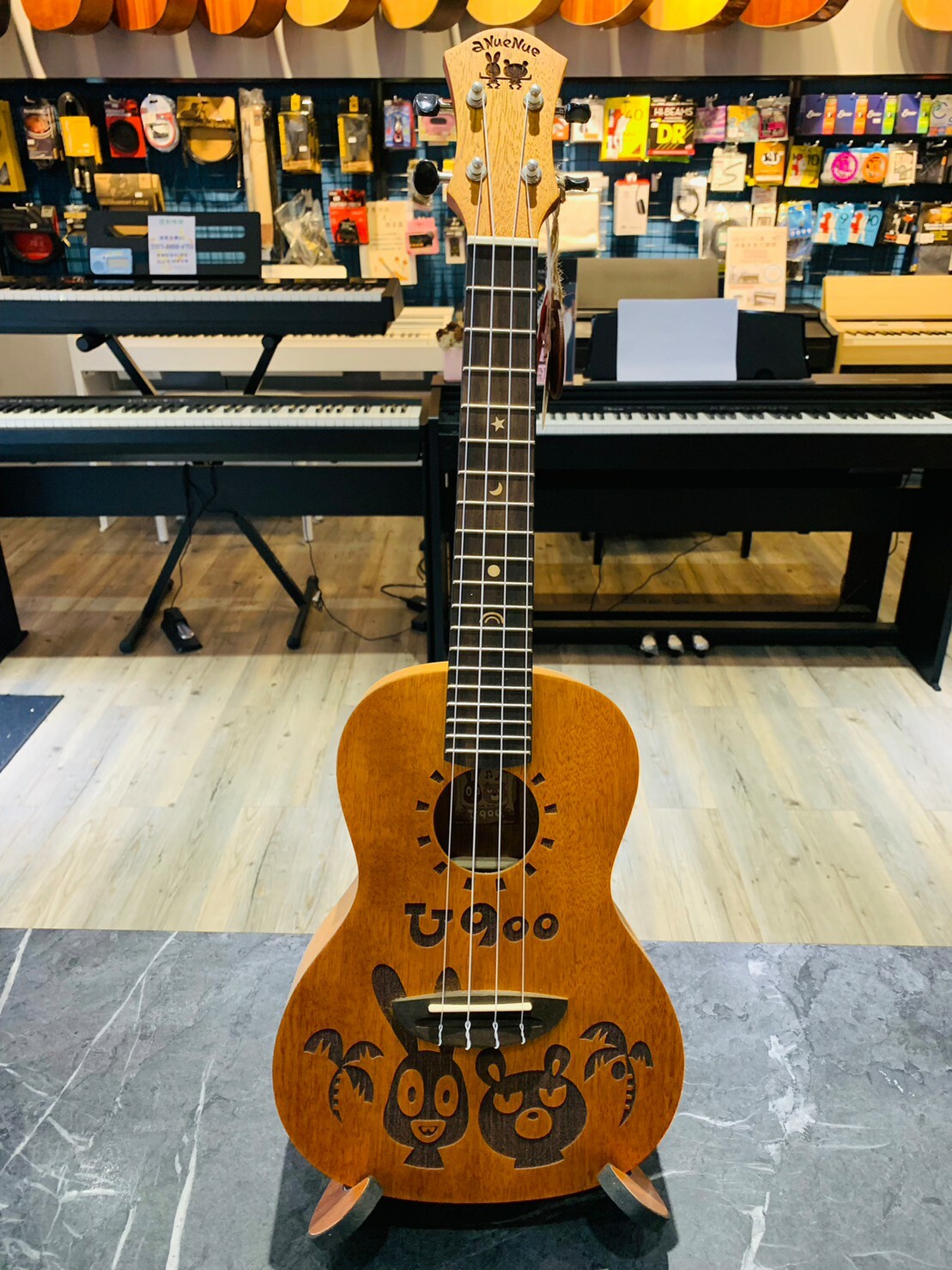 aNueNue U900IIS U900聯名系列 23吋面單烏克麗麗 桃花心木