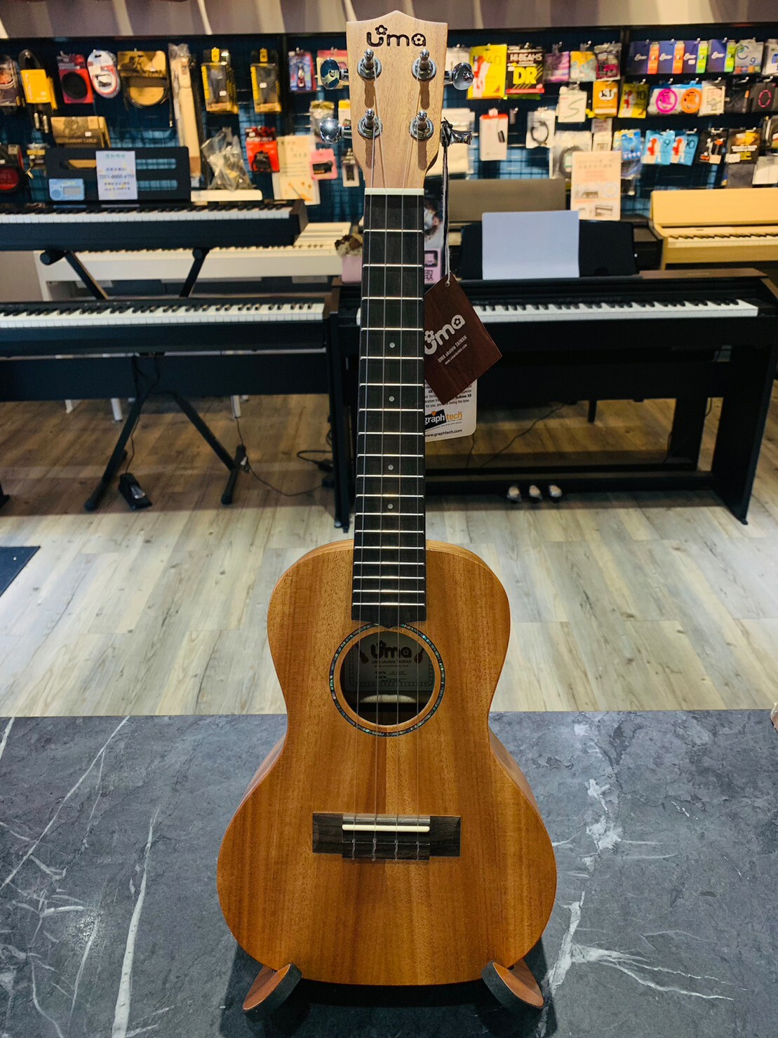 Uma - UK05SC 23吋單板烏克麗麗 桃花心木