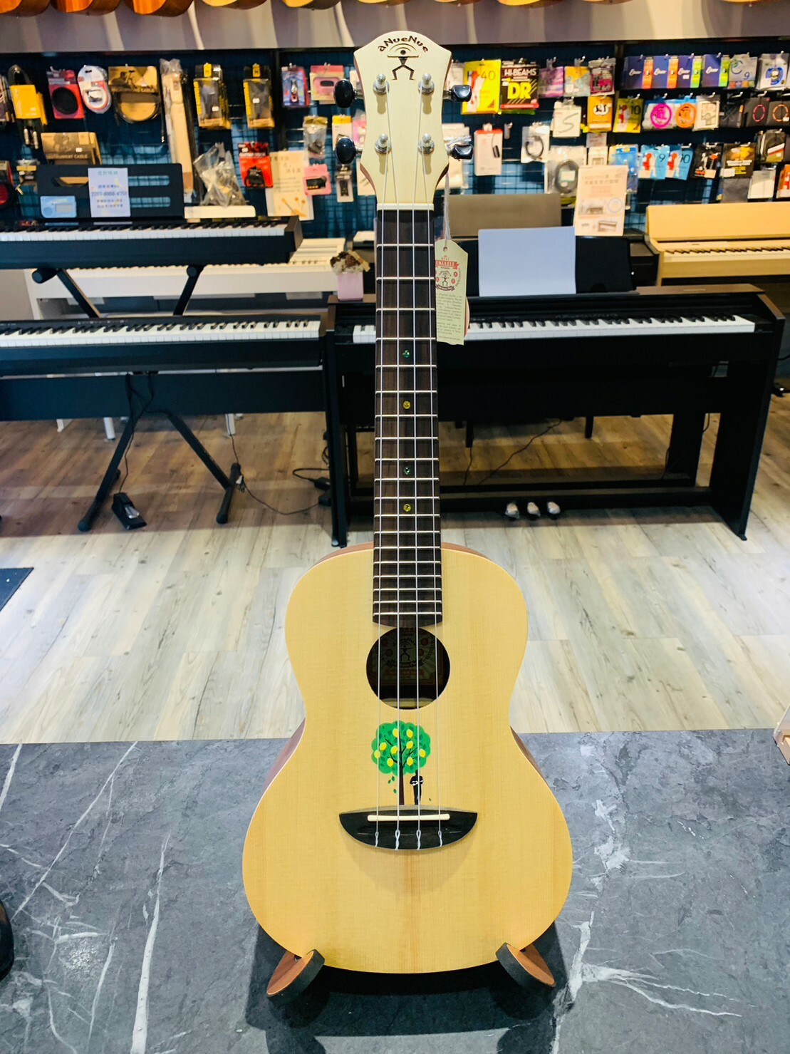 aNueNue Will Jay II (WJ2) 23吋 劉偉男聯名烏克麗麗