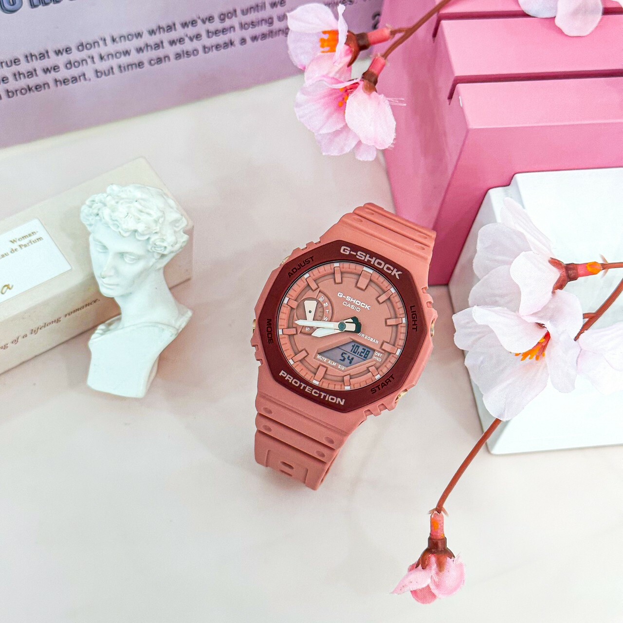 【G-SHOCK】桃花源系列八角殼形運動錶 GA-2110SL-4A4 45.4mm 現代鐘錶