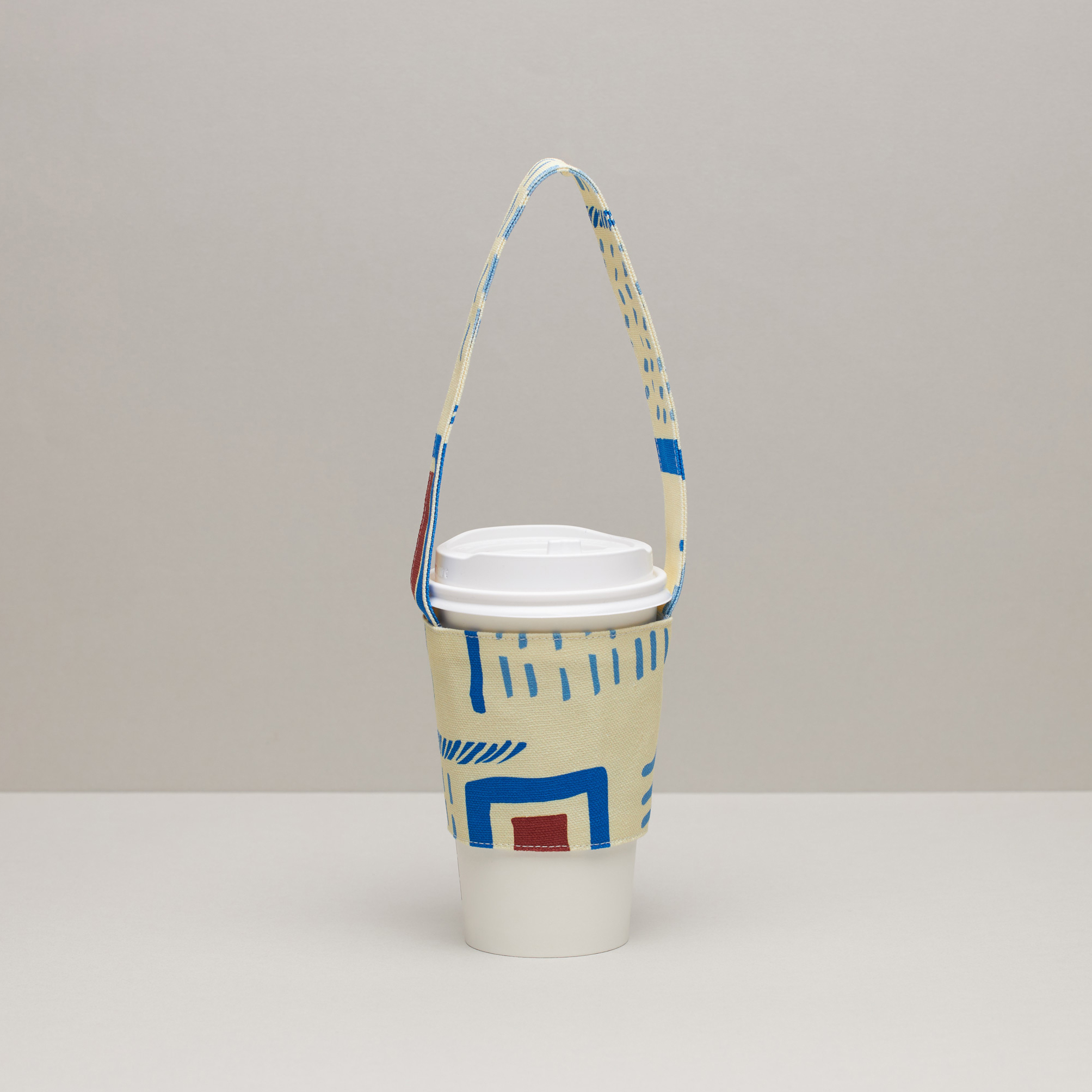 帆布飲料套 / 相縫黃