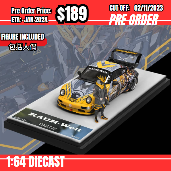 PO-$189 *Time Micro* 1:64 RWB964 Banshee w/figure [OD29/10]