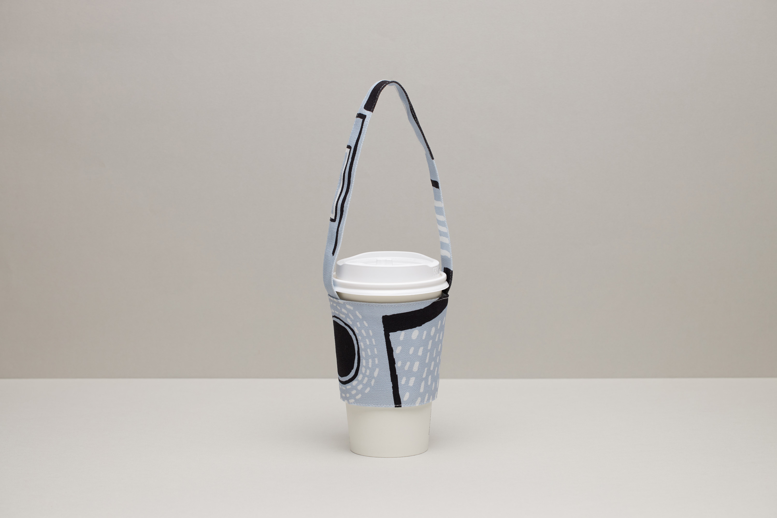 純棉帆布飲料套 / 相縫灰