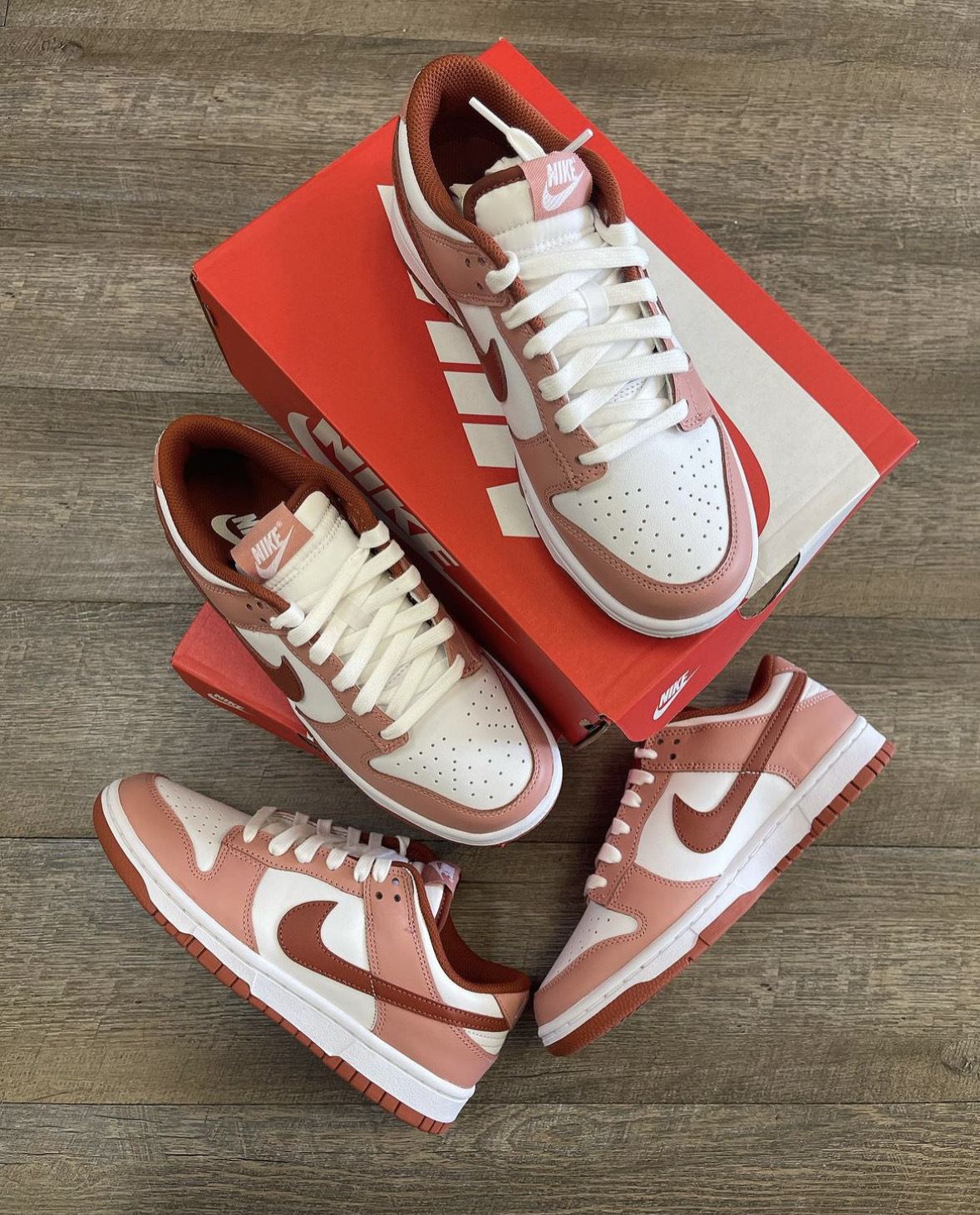 Nike Dunk Low Red Stardust 星塵紅 女款