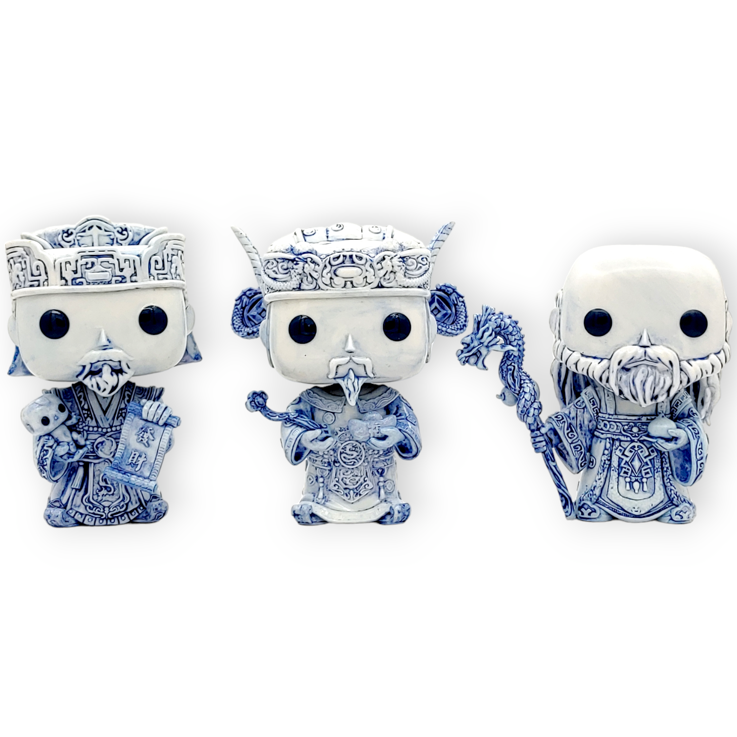 FUNKO POP<三星高照>福.祿.壽三星_青花瓷-No.124,125,126