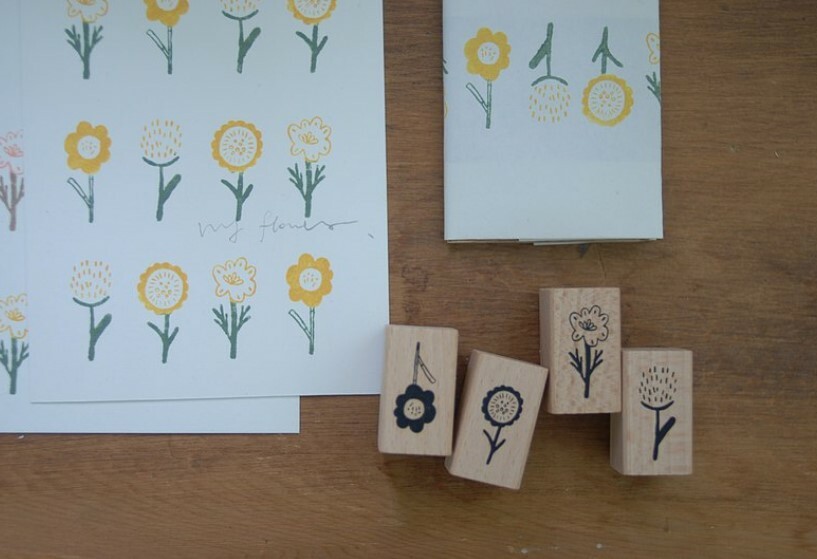 ko shima takumi jou flower stamp set 4