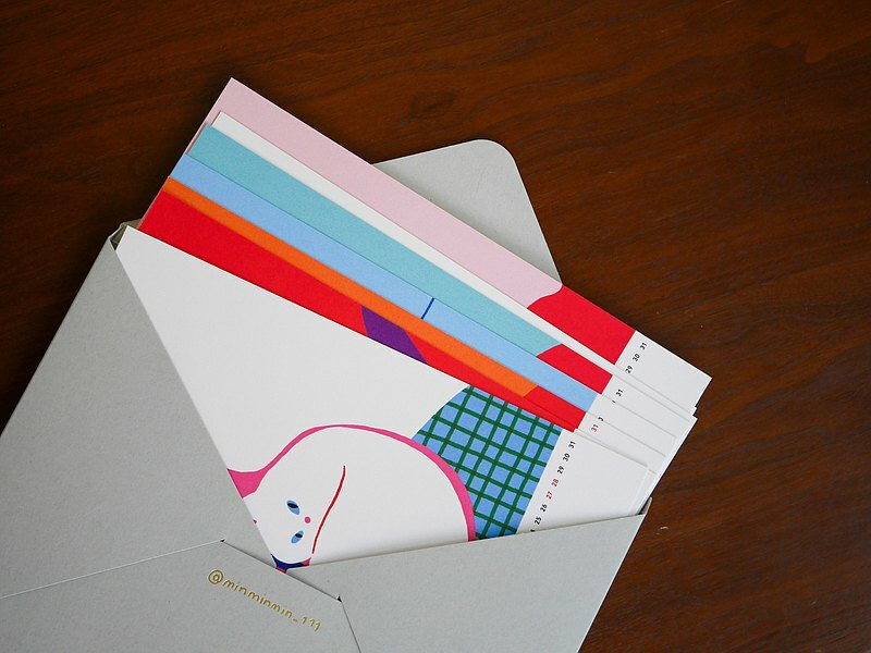 miii｜2024月曆｜瓶中貓