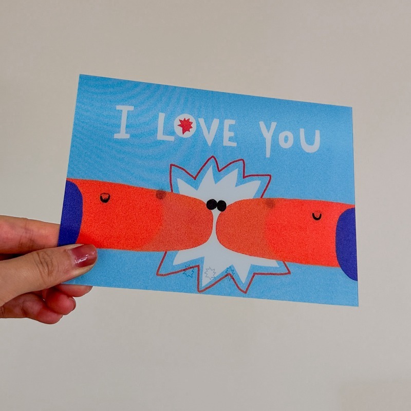miii｜變幻明信片｜I LOVE YOU