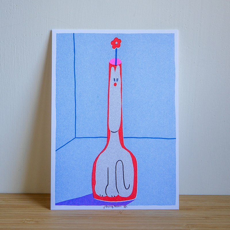 miii｜絕版|明信片｜瓶中貓