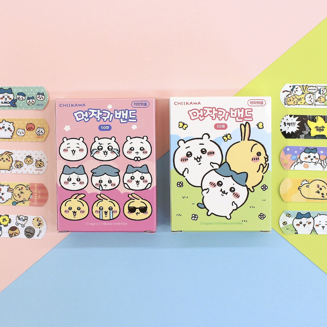 預訂｜韓國Chiikawa 盒裝膠布 (50枚)