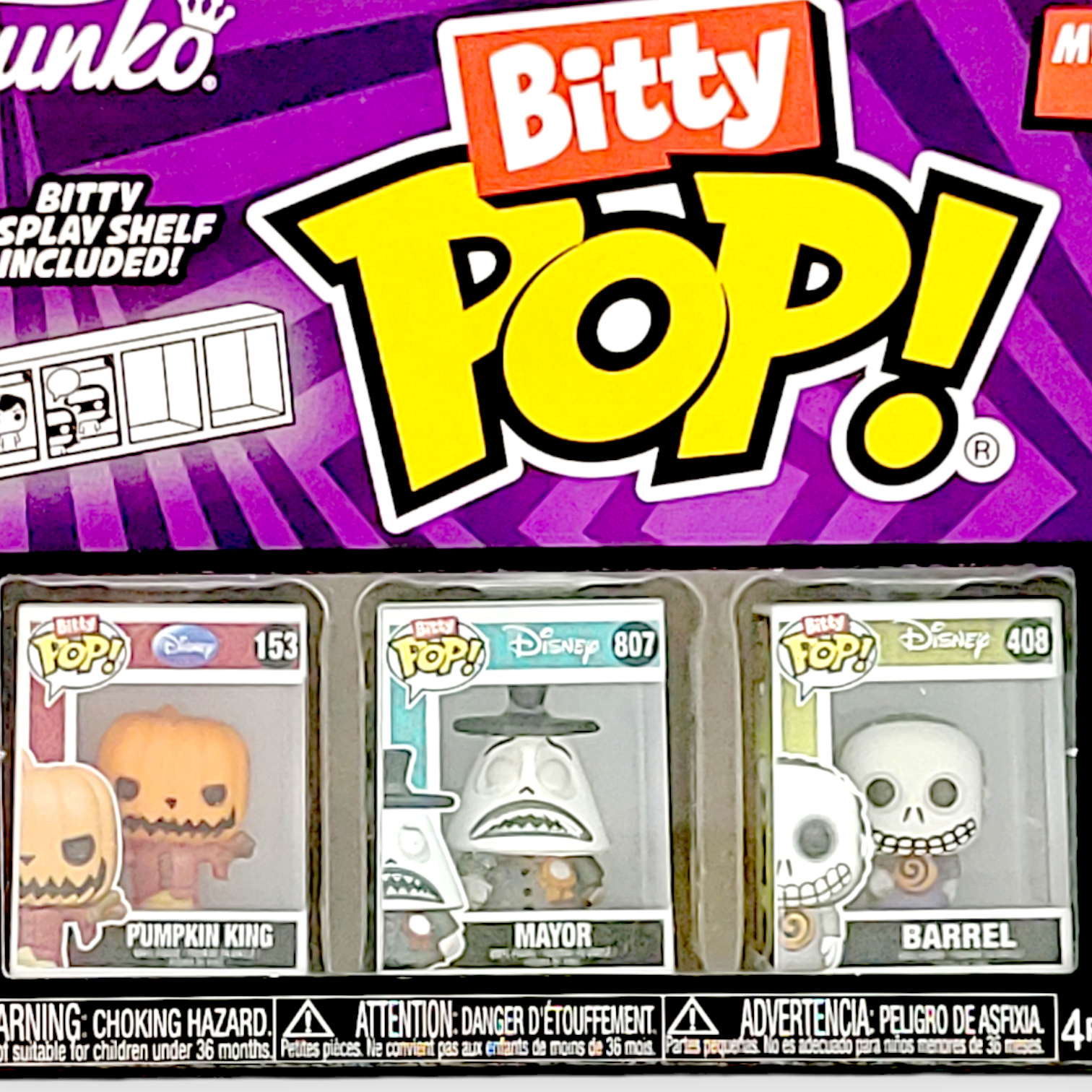 FUNKO Bitty Pop<怪誕城之夜>(南瓜王+市長+桶裝+隨機)