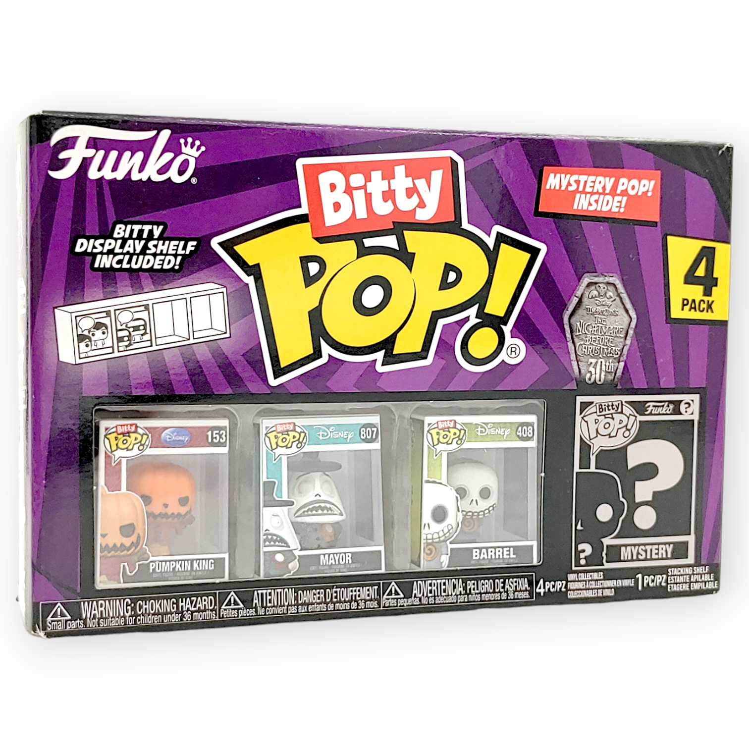 FUNKO Bitty Pop<怪誕城之夜>(南瓜王+市長+桶裝+隨機)