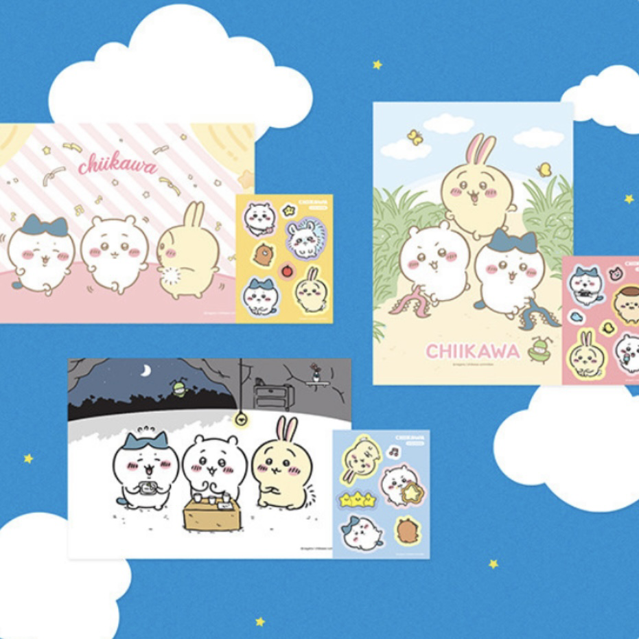 預訂｜韓國Chiikawa Poster & Sticker Set