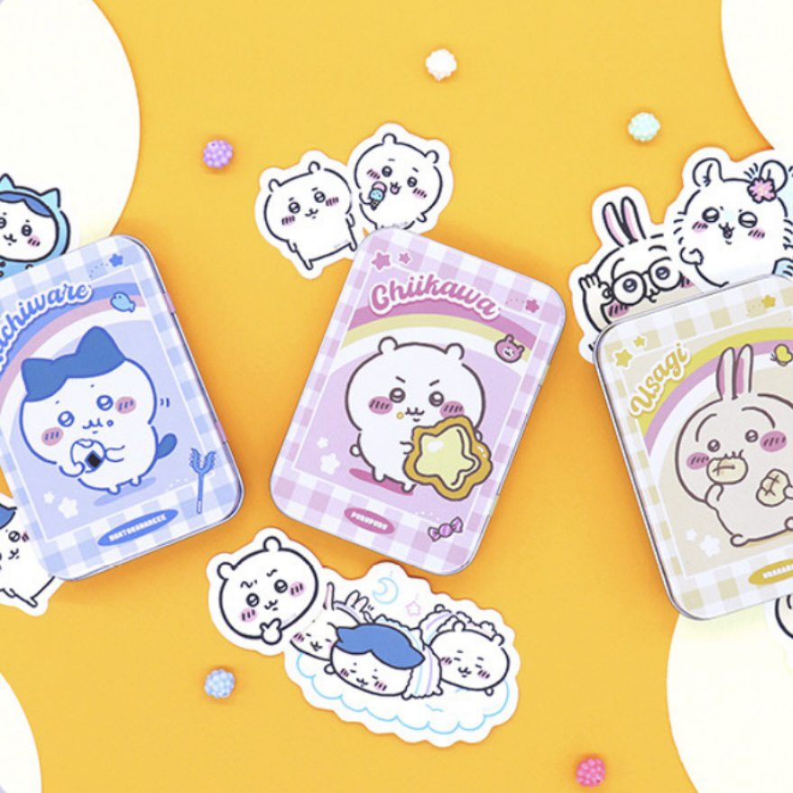 預訂｜韓國Chiikawa 鐵盒角色貼紙 (20張)