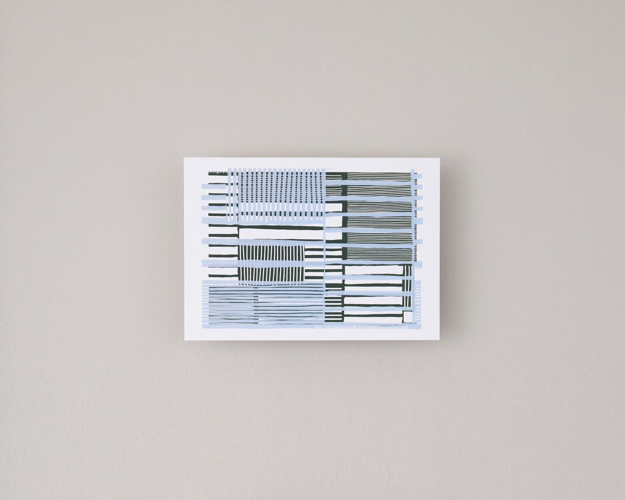 明信片 / 違章藍綠