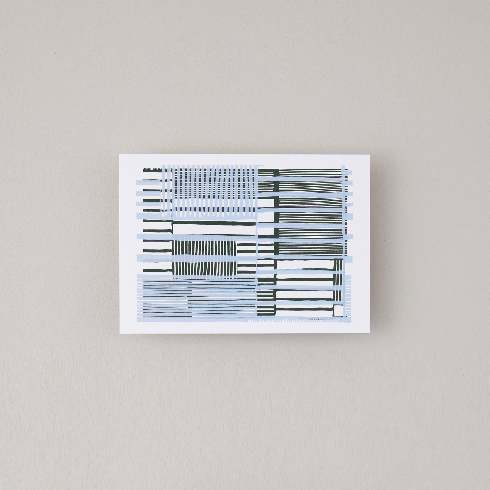 明信片 / 違章藍綠