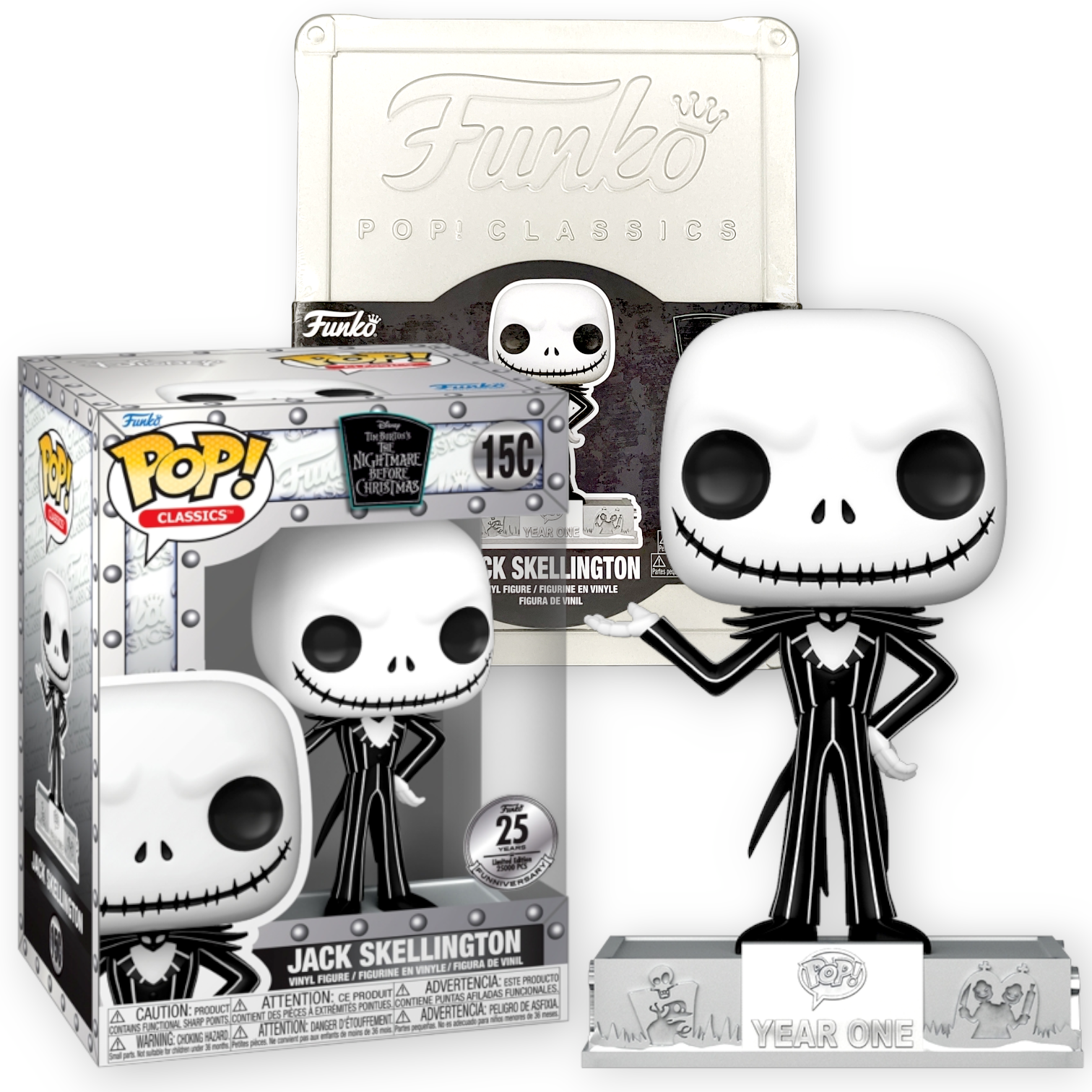 FUNKO POP<怪誕城之夜>南瓜王積克(25週年紀念收藏盒)-No.15C