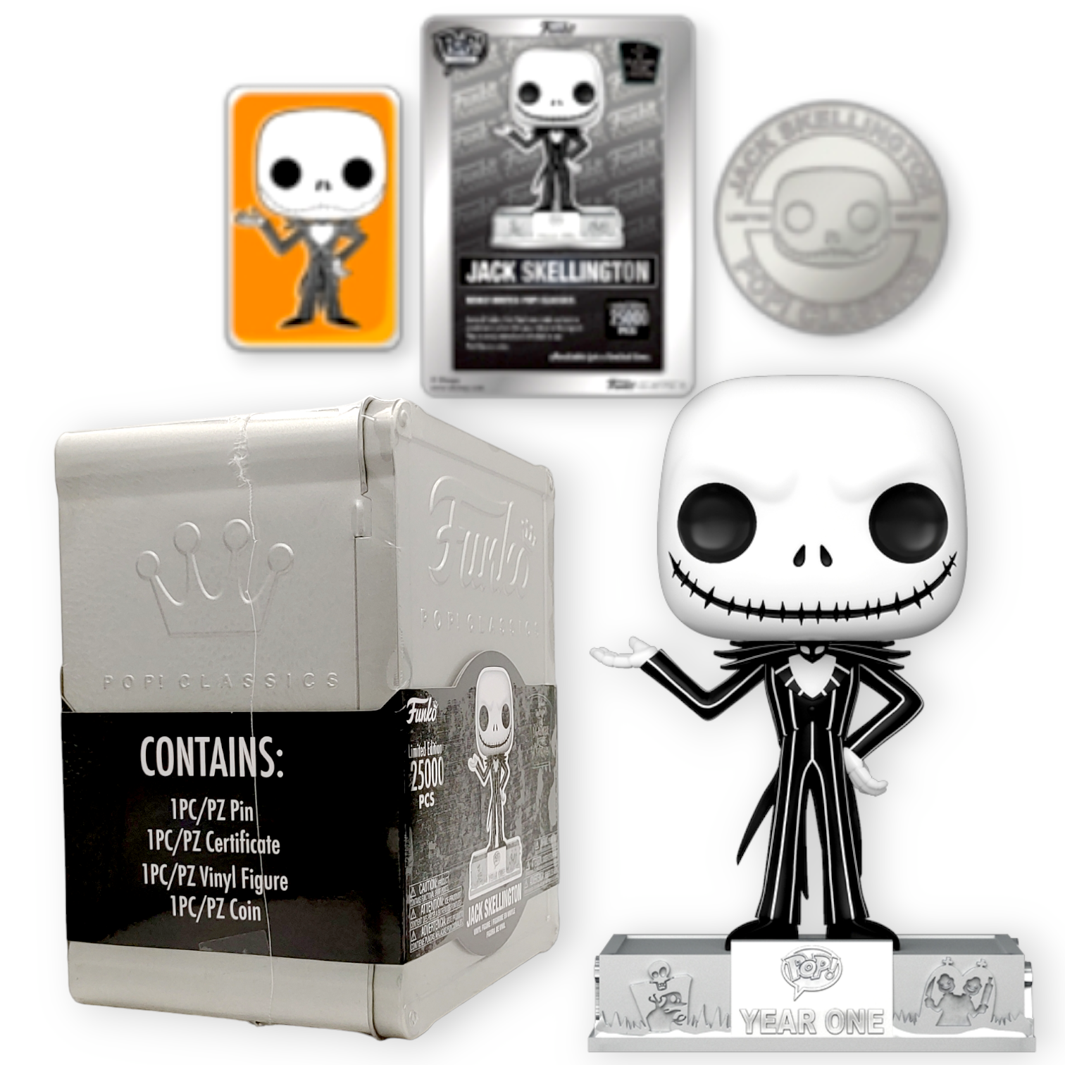 FUNKO POP<怪誕城之夜>南瓜王積克(25週年紀念收藏盒)-No.15C