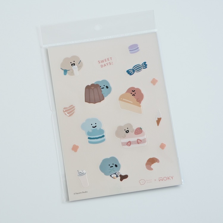 WOKY 聯名防水貼紙