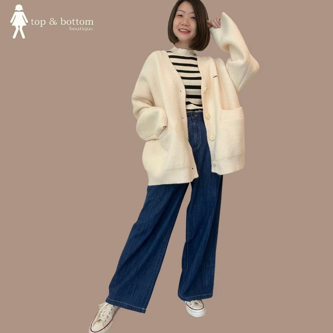 WOOL OVERSIZE WINTER CARDIGAN