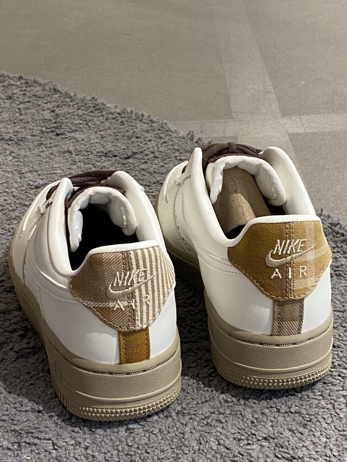 Nike Air Force 1 "Brogue Sail " 巴洛克美拉德雕花 白棕🤎 女款