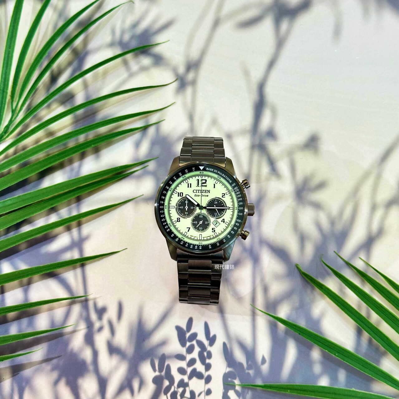 【CITIZEN 星辰】Chronograph 夜光型者光動能計時腕錶 CA4507-84X 44mm 現代鐘錶