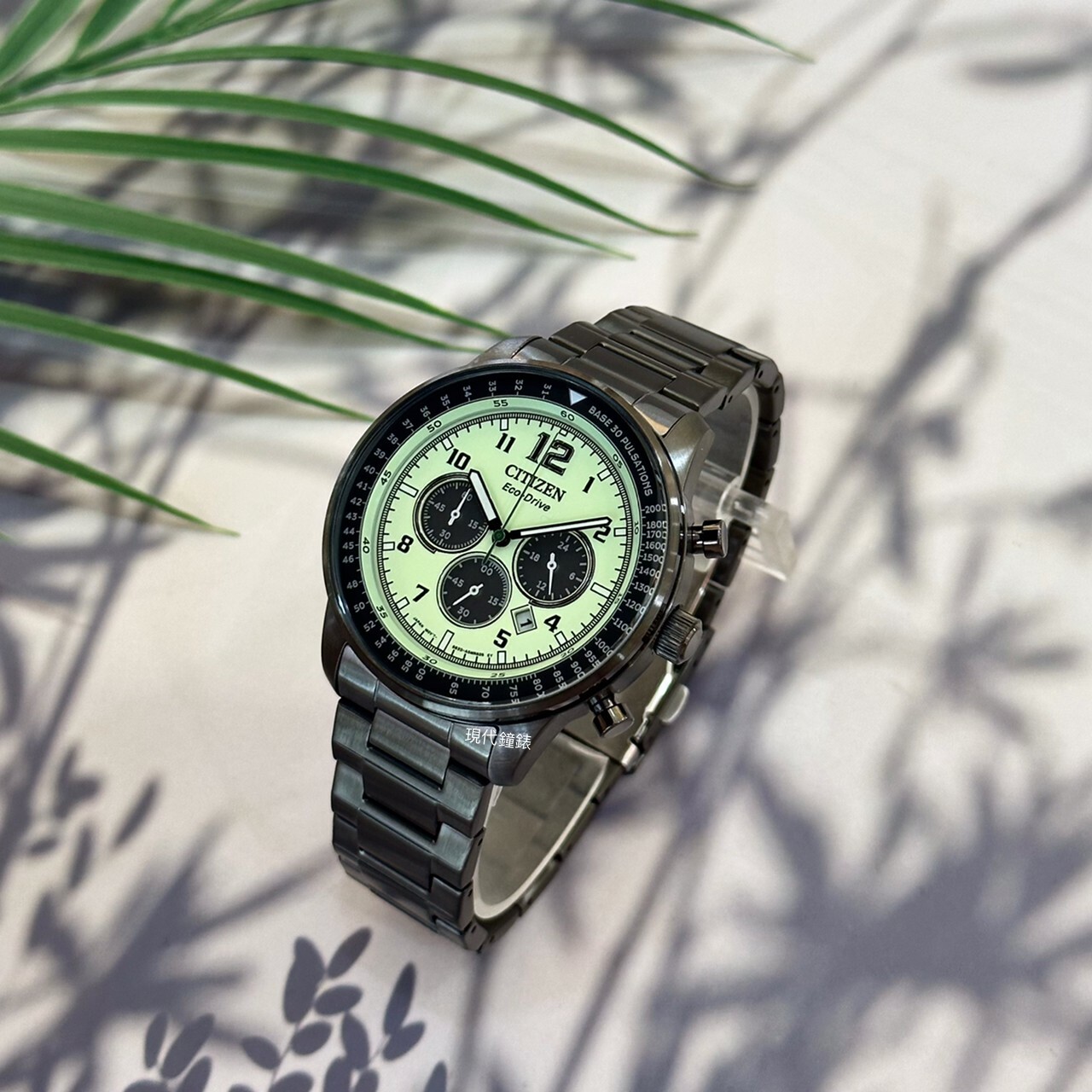 【CITIZEN 星辰】Chronograph 夜光型者光動能計時腕錶 CA4507-84X 44mm 現代鐘錶