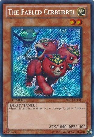 Yu-Gi-Oh! TCG Card - The Fabled Cerburrel (SDSA-EN017) Common 1st Edition - Sacred Beasts Structure Deck - View #8