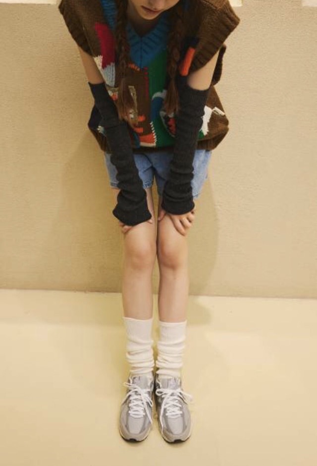 韓國 Cashmere羊毛泡泡襪 （可當袖套）