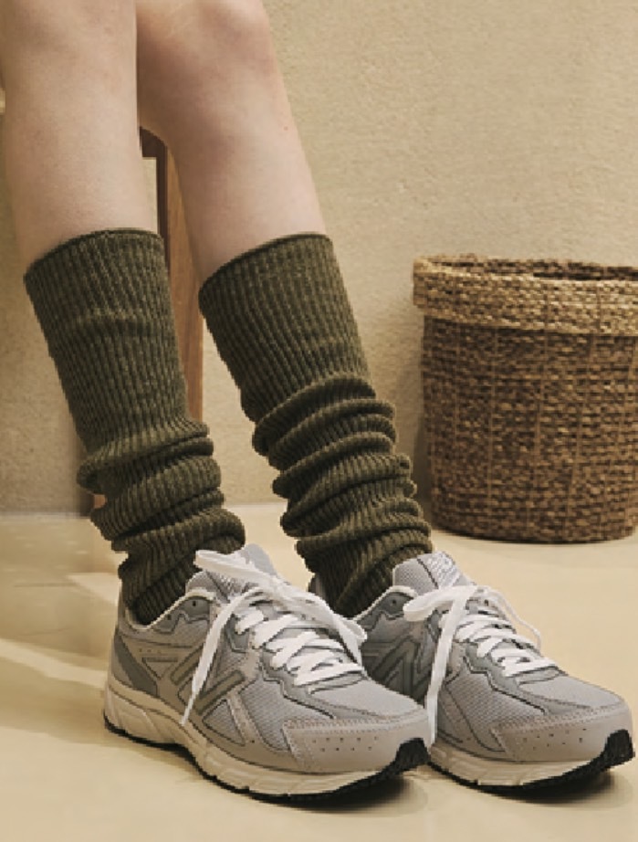 韓國 Cashmere羊毛泡泡襪 （可當袖套）