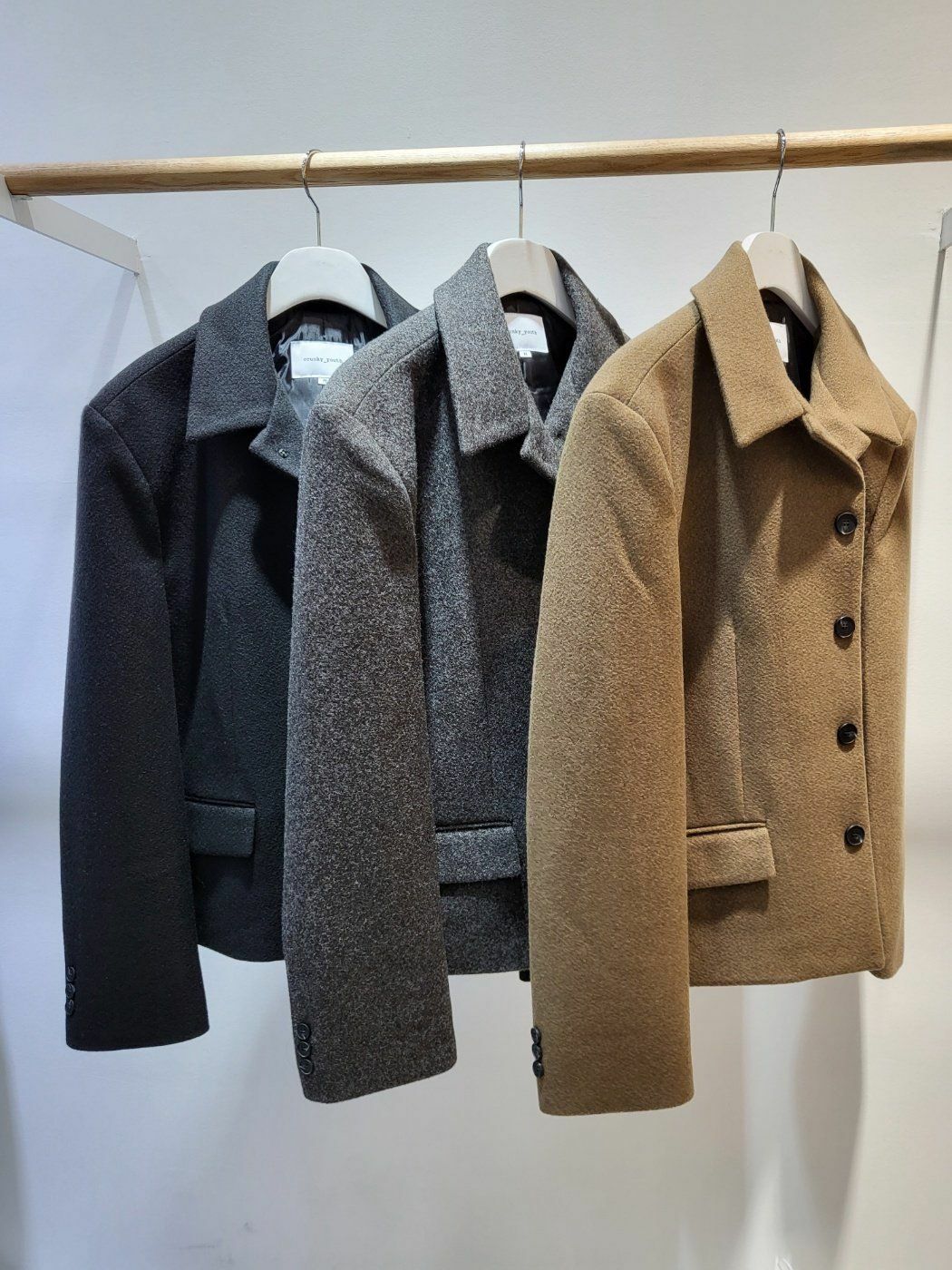 恤衫領開胸外套 Crunky_youth-014JK