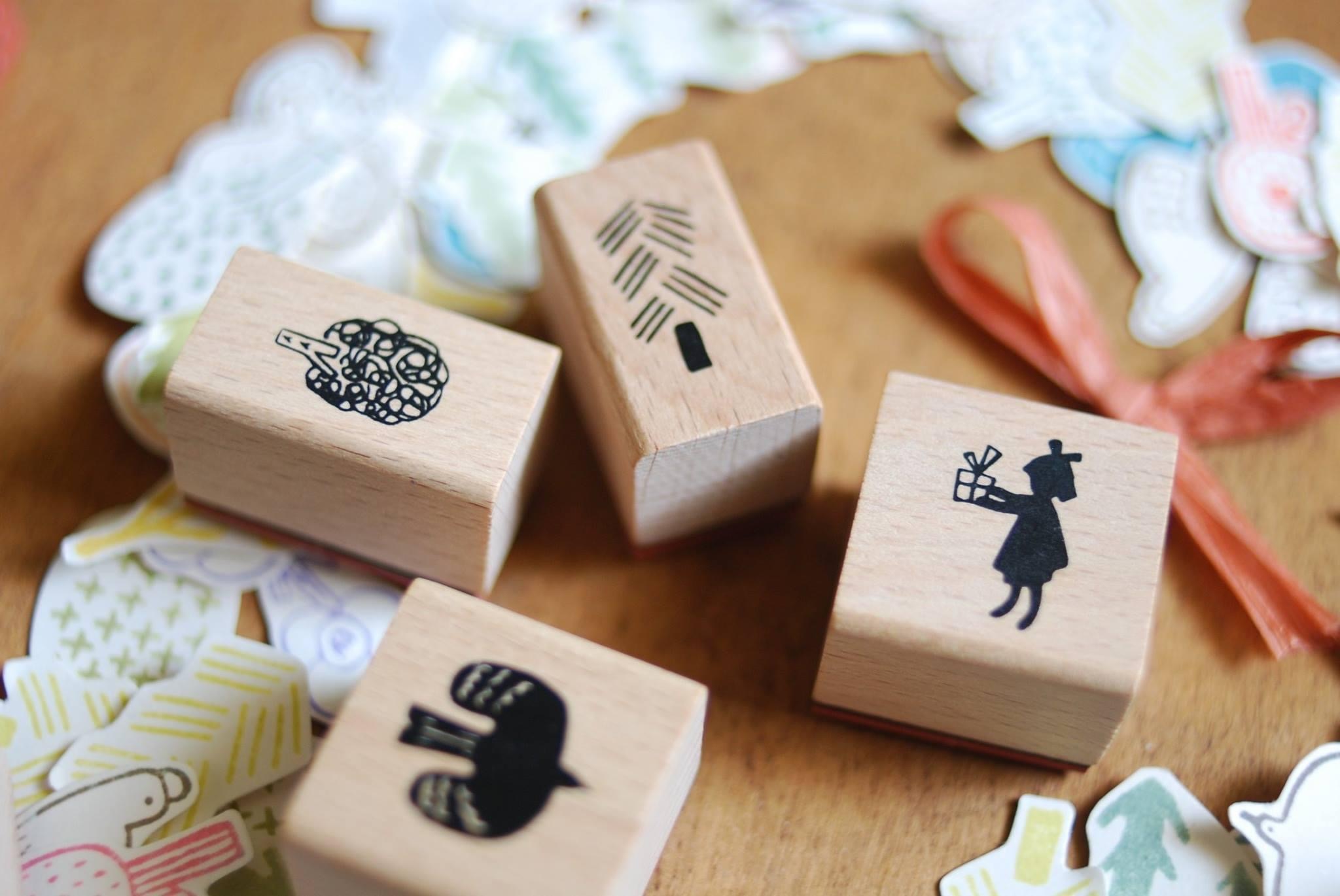 EVAKAKU little bird stamp