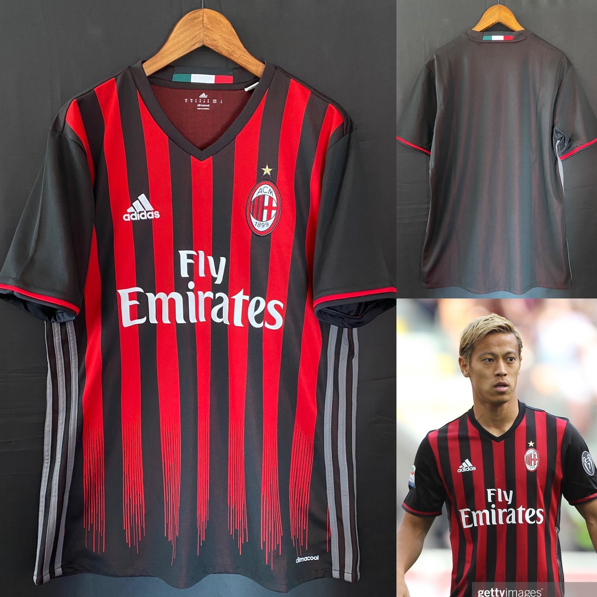 AC Milan 2016-2017 Adidas Home shirt