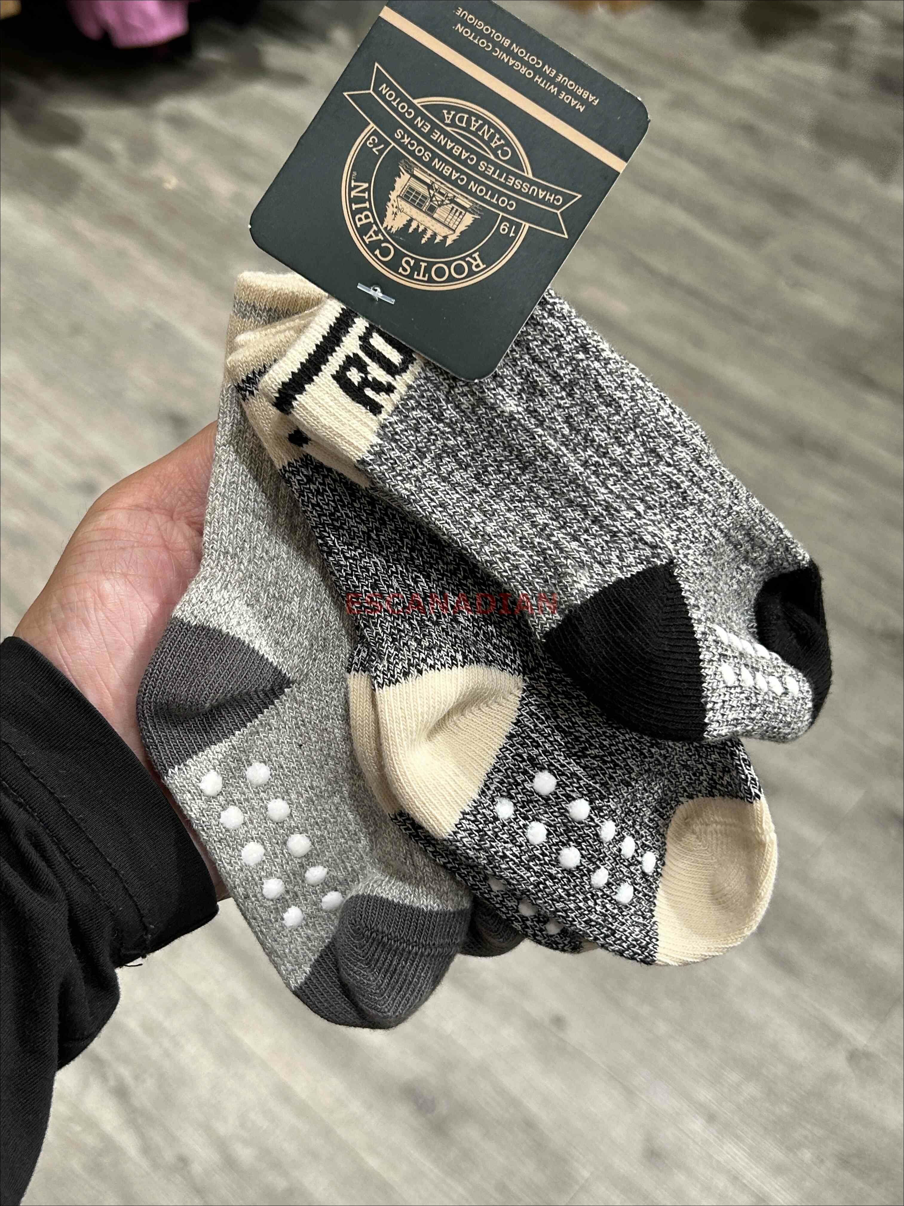 ROOTS 小童/嬰兒 小木屋系列  多色 襪子組 (3雙一組)