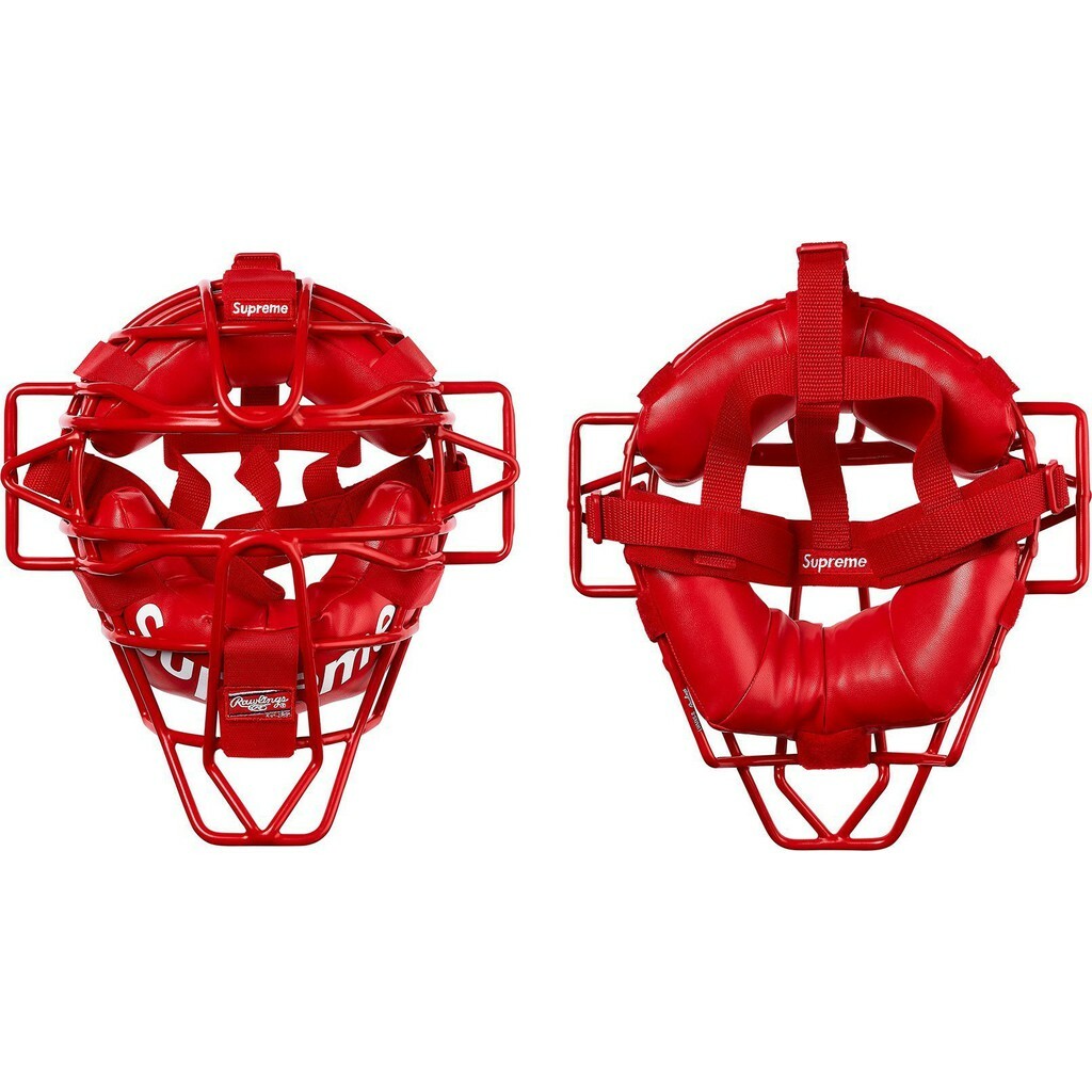 SUPREME x RAWLINGS CATCHER'S MASK 紅 捕手面罩 棒球 面罩