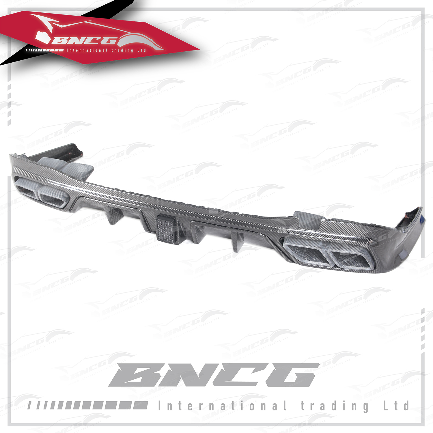 賓士 Benz S-Class W223 改裝 乾碳纖維 空力套件 Mansory款 後下巴 後導流 尾飾管