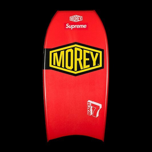 SUPREME MOREY MACH 7 BODYBOARD 海上運動滑水趴板浮板紅