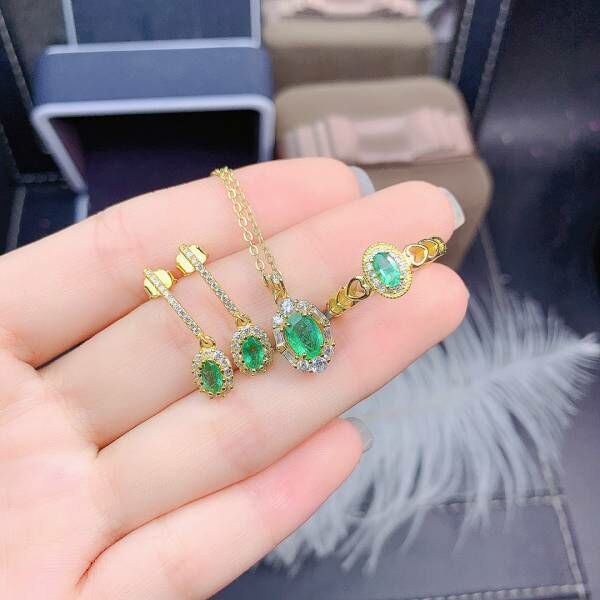 哥倫比亞祖母綠 套組