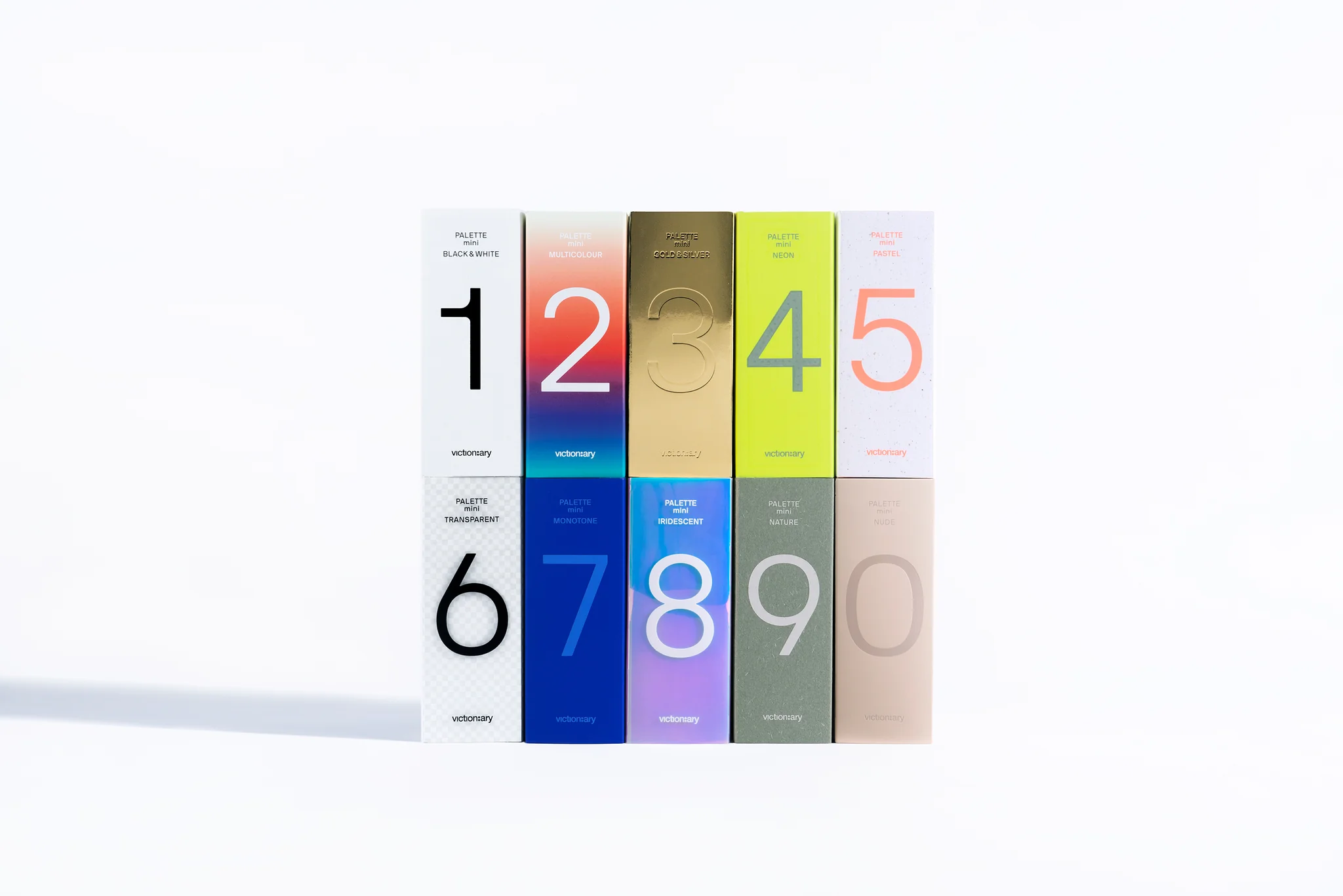 PALETTE mini Full Bundle Black & White / Multicolour / Gold & Silver / Neon / Pastel / Transparent / Monotone / Iridescent / Nature / Nude