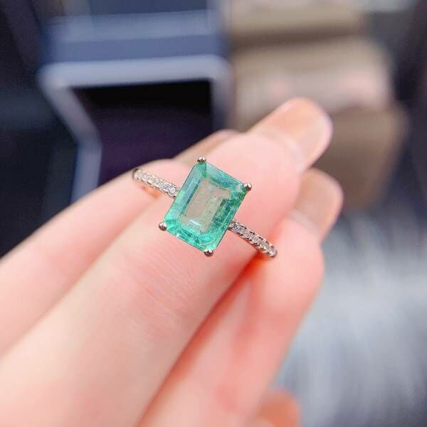 天然哥倫比亞祖母綠 戒指