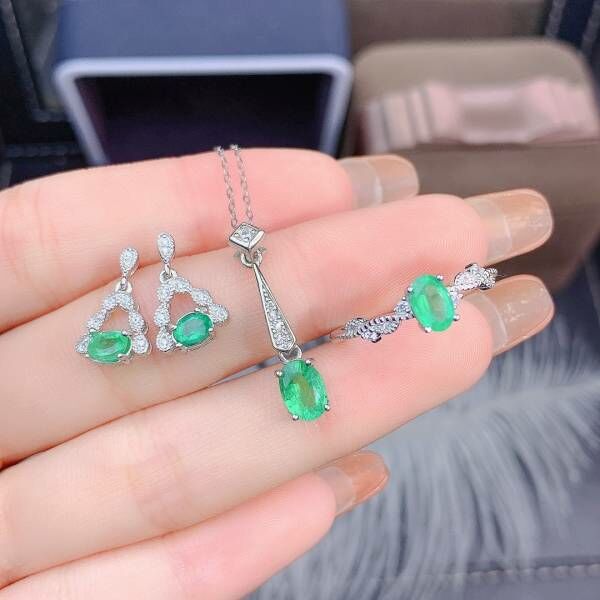 哥倫比亞祖母綠 套組