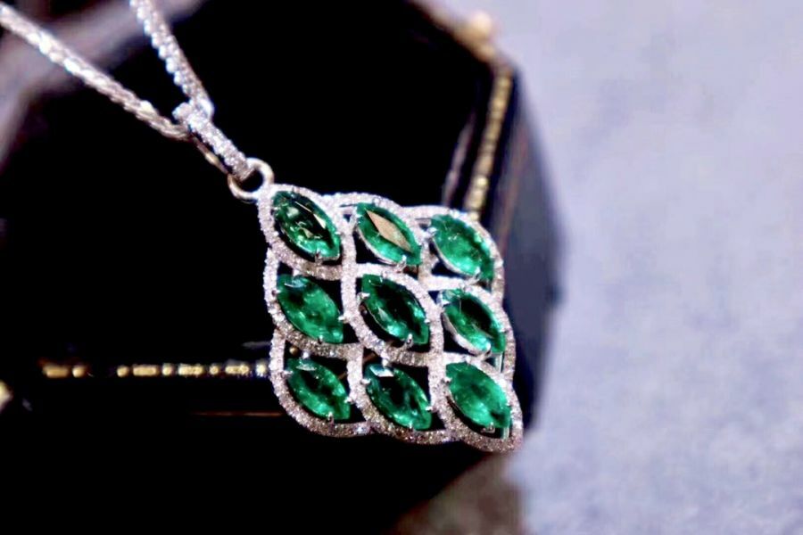 哥倫比亞祖母綠 吊墜