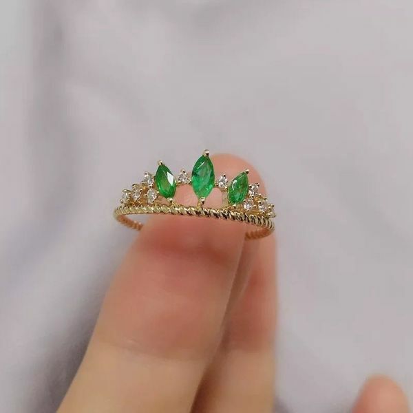 天然哥倫比亞祖母綠 戒指