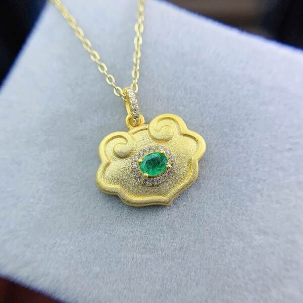 哥倫比亞祖母綠 吊墜