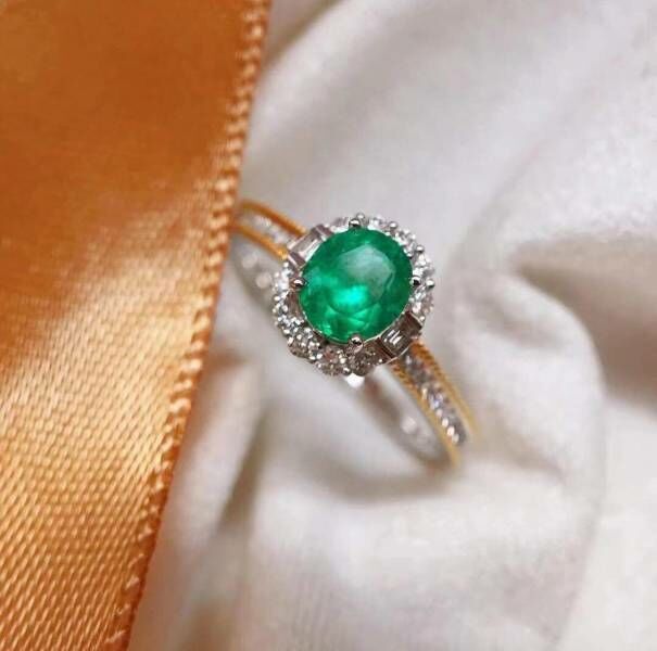 天然哥倫比亞祖母綠 戒指