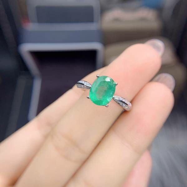 天然哥倫比亞祖母綠 戒指